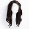 DSC05755-d front lace human wig - 14" chocolate brown.