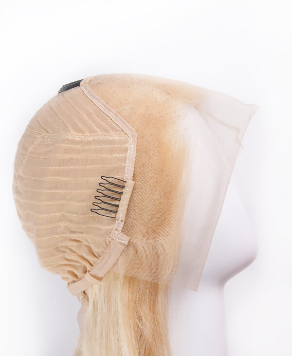 DSC05789-a front lace human wig - 18" honey blonde.