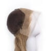 front lace human wig - 26" ash blonde.