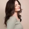DSC06790-a front lace human wig - 14" chocolate brown.