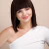 DSC06964-a bob wig with fringe - 10" natural black.