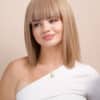 DSC07121-b bob wig with fringe - 10" ash blonde.