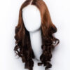 DSC07569-a bouncy curls human wig - 18" brown ombre.
