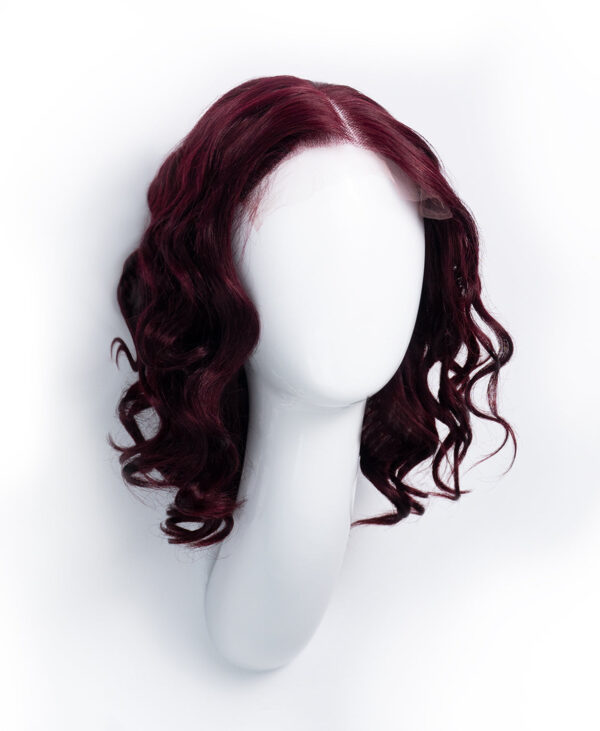 DSC07591-b curly human wig - 12" dark red.