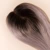 hair topper rooted salt and pepper.