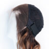 front lace human wig - 20" brown balayage.