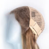 front lace human wig - 20" light blonde balayage.