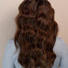 front lace human wig - 20" brown balayage.