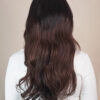 DSC09613-a front lace human wig - 20" dark brown balayage