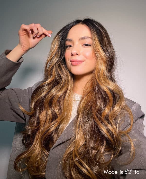 IMG_1762-b vegan fiber caramel balayage moneypiece wig 24".