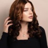 IMG_3091-a bouncy curls human wig - 18" brown ombre.