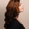 IMG_3092-a bouncy curls human wig - 18" brown ombre.