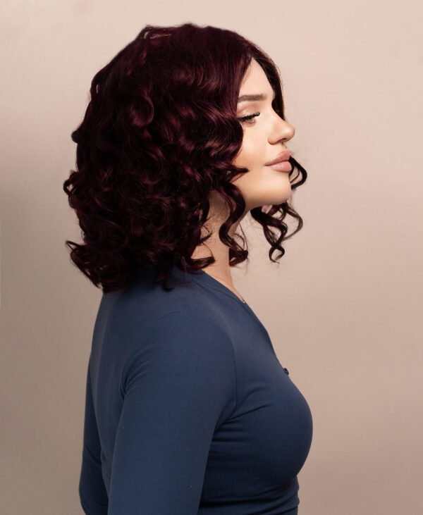 IMG_3209-b curly human wig - 12" dark red.