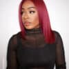 IMG_3670-a long bob human wig - 12" cherry red.
