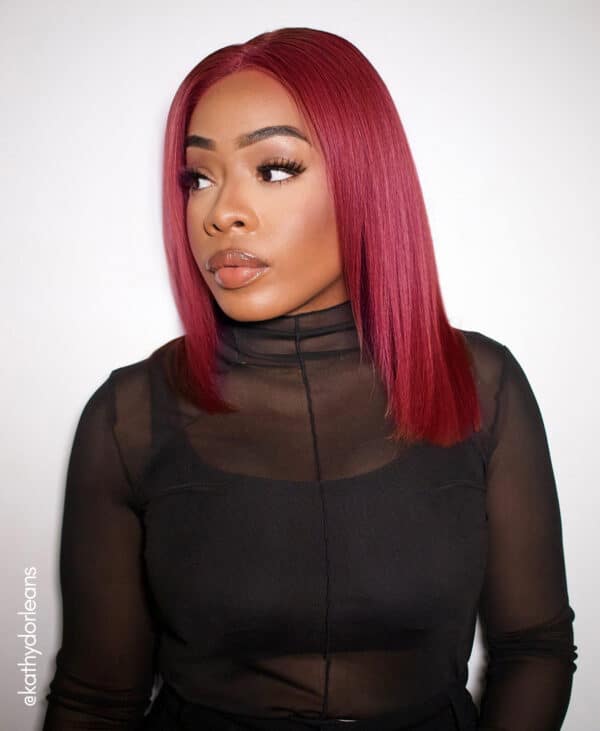 IMG_3670-a long bob human wig - 12" cherry red.