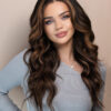 IMG_4357-b front lace human wig - 20" caramel balayage.