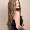 front lace human wig - 26" ash blonde.