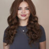 IMG_5225-a front lace human wig - 20" auburn babylights.
