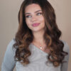 IMG_5239-a front lace human wig - 20" light brown balayage.