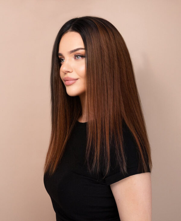 IMG_7068-wig_4f8bd8d9-3947-4894-a1b7-bb7642b043c4 front lace human wig - 14" rooted brown.