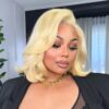 Cut Blonde Color Body Wave Bob Letf C Part Lace Front Wigs Glueless Wig - 5x5 / 12 / 180%