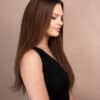 IMG_9210-a front lace human wig - 20" rooted brown.