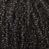 NaturalBlack-kinky-2 clip-in hair extensions 4A #1b Natural Black - Extra Volume / Invisible base / 24"