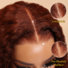 b4f01298-876c-4979-9854-0f6fcb354bcd Extra 60% Off |Sunber Reddish Brown Body Wave 13*4 Lace Front Wigs Pre-Plucked With Babyhair - 22 (Fast Shipping) / 13*4 Lace Frontal - 180% Density