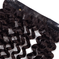 base_option_invisible_base_f6ecaab6-4f1a-412d-9a82-d9792cd2c4e4 clip-in hair extensions 4A #1b Natural Black - Extra Volume / Invisible base / 24"