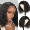 bobcurlynaturalblack-4_7df9ecb9-b2df-4769-9d87-a2a9aa3940a7 Glueless Wig Natural Black Color Short Curly Wig Bob 4x4/13x4 HD Lace Front Wigs - 4x4 Lace / 150% / 12inch