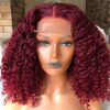 burgundy-bob-curly-1_b1cdbea7-bcf7-458a-8a7e-00ca08b0d4b6 Burgundy Short Curly Bob Wigs 4x4/13x4/13x6 HD Lace Front Wigs - 4x4 Lace / 150% / 14inch
