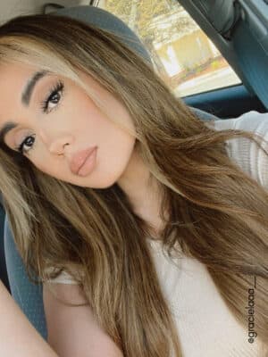 gracielaaa clip-in hair extensions #8 dark blonde. - 16" / Classic