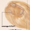 hair topper light blonde (#613).