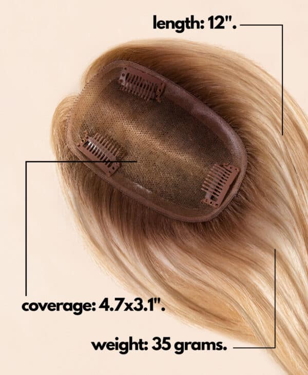 info-toppers-08-a hair topper rooted blonde highlights (#14p613).
