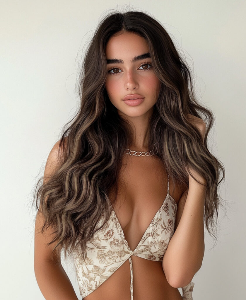 tape-in hair extensions #2p10 ash brown balayage. - 20"/50g / Invisible