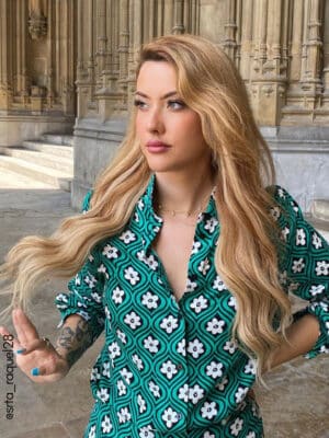 invisible clip-in hair extensions #14 medium blonde. - 20" / Extra Volume