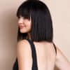 photo-12-a bob wig with fringe - 10" jet black.