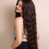 photo-91-a vegan fiber mermaid waves wig 32" medium brown.