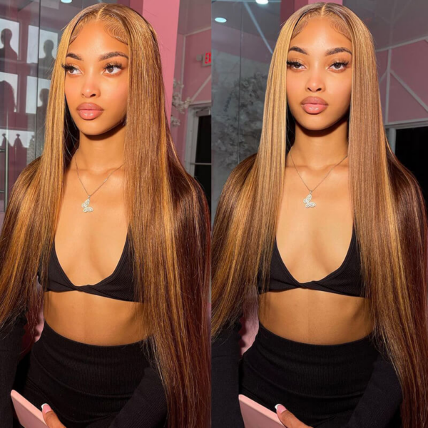 pianostraight-8_76340e98-f17a-4c0c-8f66-ca38d1d203ac Piano Color Wig 4*4/13*4/13*6 Lace Front Wigs Straight Hair Human Hair - 4x4 Lace / NO / 28inch