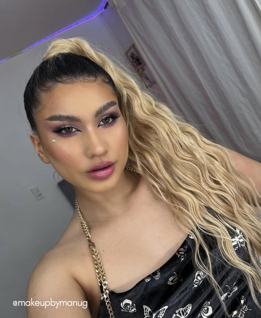 curly ponytail - #28 honey blonde. - 14 inches