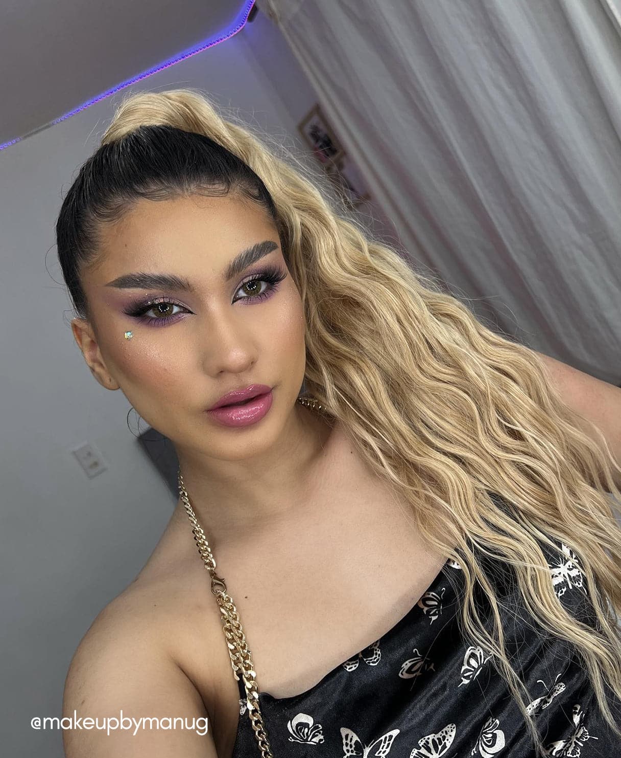 curly ponytail - #28 honey blonde. - 14 inches