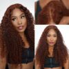Reddish Brown Wear Go Glueless Wig Pre Plucked Water Wave Wig 180% Density - 4x4 Lace / 18inch