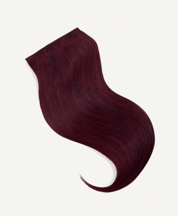 clip-in volumizer #99J cherry red. - 24" / 1 x Extra-large weft