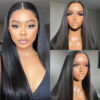 straight_60982f0b-9f65-492f-9114-c9107316cc5e FABA Best Natural Black Straight 4x4/13x4/13x6 HD Lace Front Wigs Human Hair 150% Density - 4x4 Lace / NO / 32inch