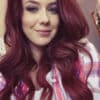 tapel-girls-99 tape-in hair extensions #99J cherry red. - 20"/50g / Regular
