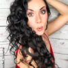 tapel-girls-curly-jet-1 curly tape-in hair extensions #1b natural black. - 20"/50g / Invisible
