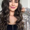 tape-in hair extensions #1b-6 dark highlights. - 16"/50g / Regular