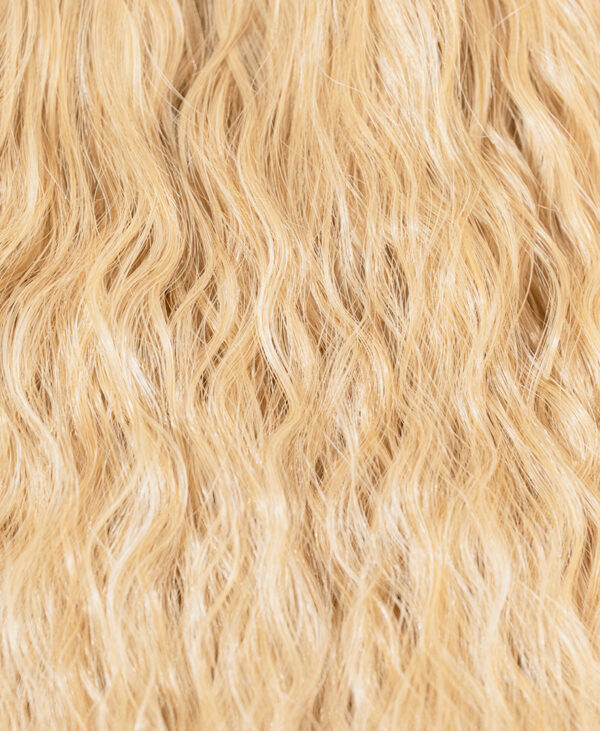 wavy-chap-swatch vegan fiber long wavy ponytail - champagne 26".