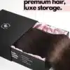 front lace human wig - 24" ash blonde.