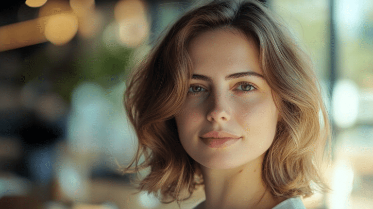 Hairstyles for Thin Hair and Round Faces featured image